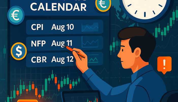 A trader marking NFP on the digital calendar
